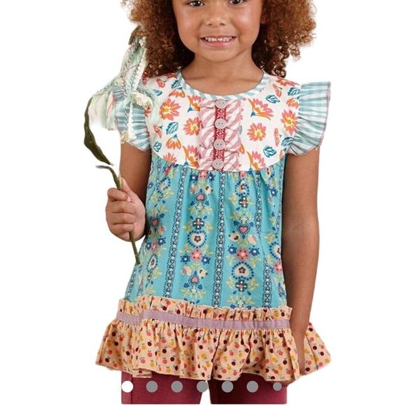 Matilda Jane Once Upon a Time Magical Moment Flutter Top Girls 6 Bohemian - Picture 1 of 8